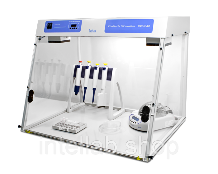 Бокс ПЦР UVC/T-AR DNA Cleaner для стерильных работ с УФ-рециркулятором, электронным таймером 0-24ч, включая