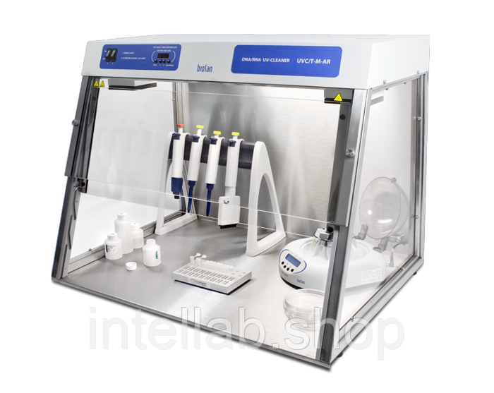 Бокс ПЦР UVC/T-M-AR DNA Cleaner для стерильных работ с УФ-рециркулятором, электронным таймером 0-24 ч, включая